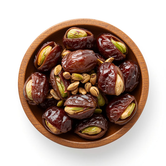 Luxury Pistachio-Stuffed Khajoor